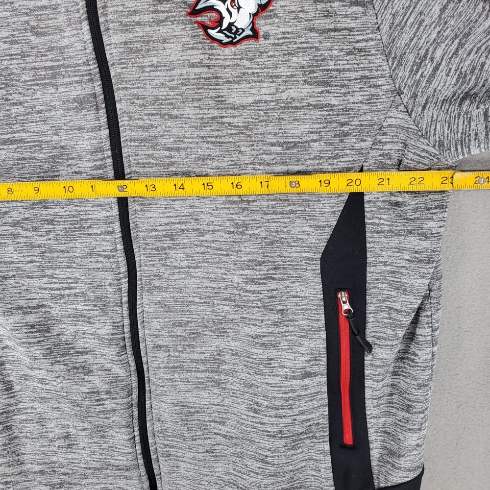 Colosseum Full Zip Jacket Men XL Buffalo Sabres Goathead Logo Tech Fleece - Picture 6 of 7